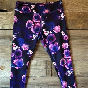 Full length floral work out Leggings